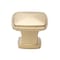 Gliderite Hardware 1-1/4 in. Champagne Gold Square Cabinet Knob, 5PK 81091-CHPG-5 - alternate 1